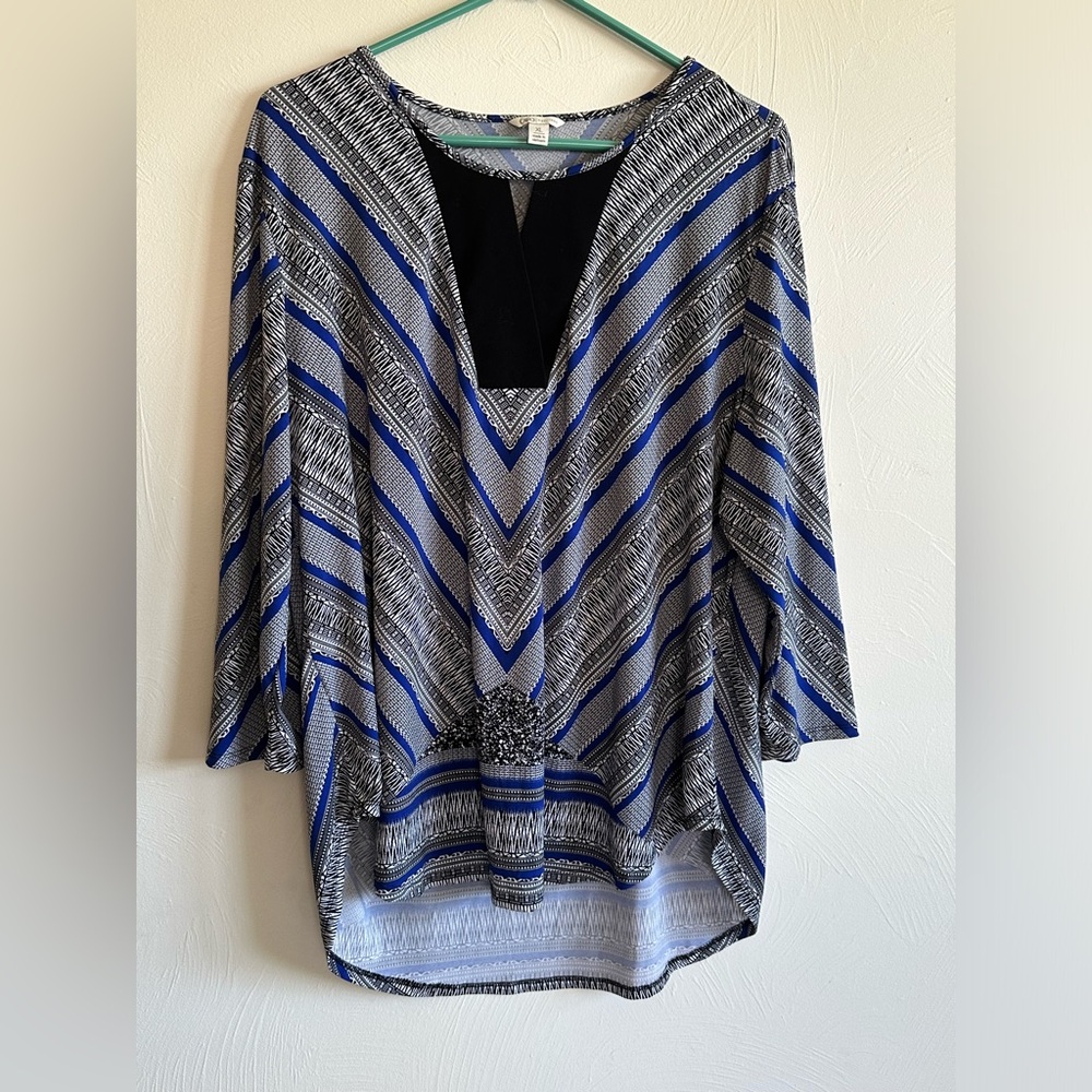 Women’s blue blouse